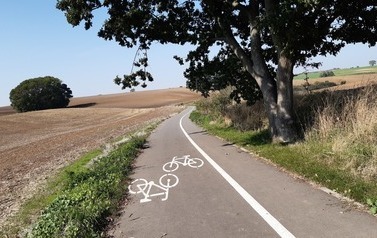 Ścieżka rowerowa Karwowo - Warnik. Część środkowa
