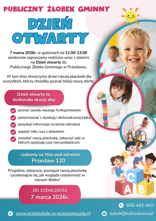 Dzień otwarty w&nbsp;Publicznym Żłobku w&nbsp;Przecławiu