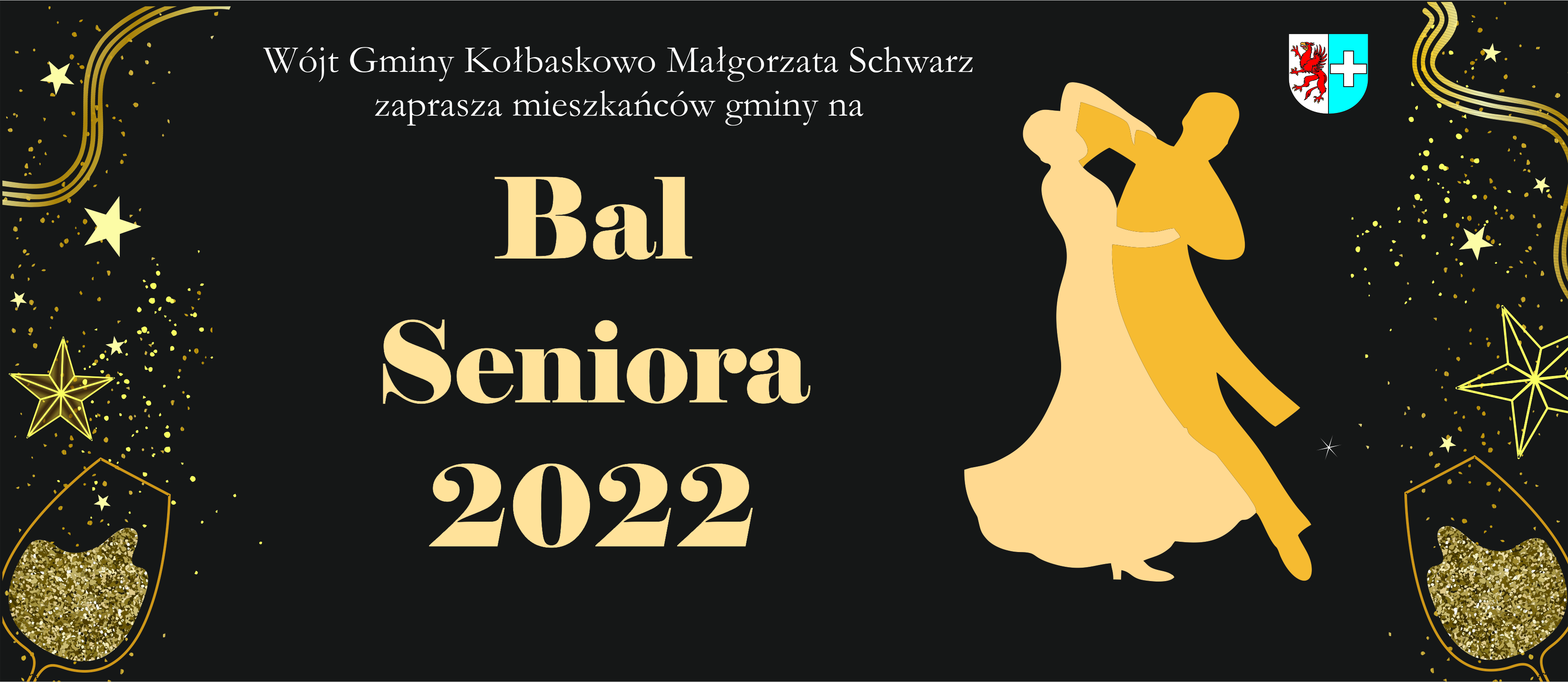 Grafika promująca Bal Seniora 2022