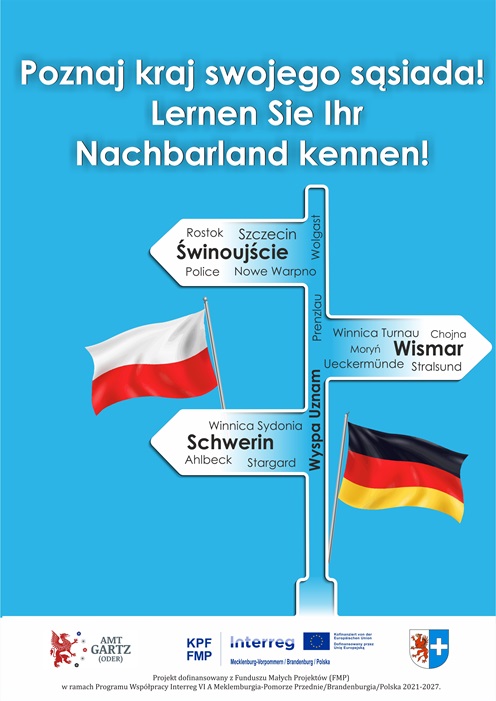 Plakat promujący projekt Poznaj Kraj Swojego Sąsiada