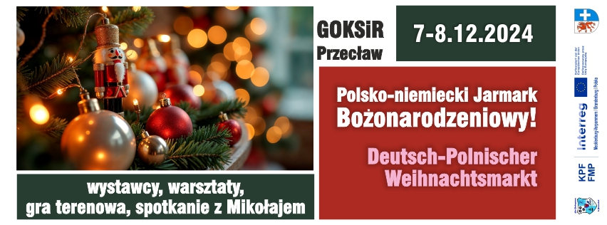 Plakat promujący Jarmark Bożonarodzeniowy 