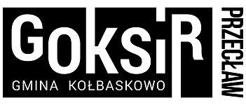 Czarno-białe logo Goksir Przecław