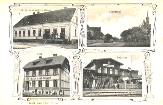 Gmina Kołbaskowo na starych fotografiach ukazujących zabudowania 