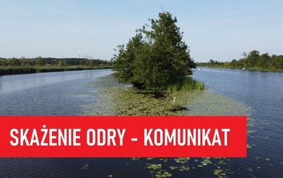 Zdjęcie do Skażenie Odry - komunikat