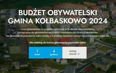 Zdjęcie do Trwa głosowanie w Budżecie Obywatelskim na 2024 rok!