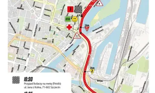 Tour de Pologne - zmiana organizacji ruchu 