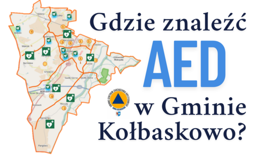 Gdzie znaleźć AED w gminie Kołbaskowo?